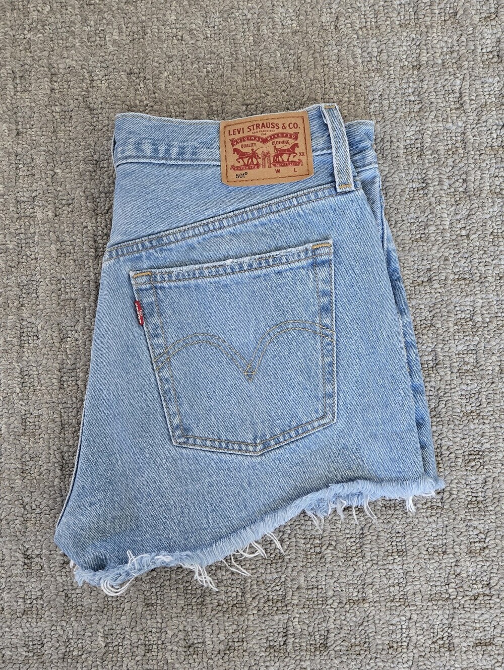 Levi's 501 Original High Rise Shorts- Luxor Baked